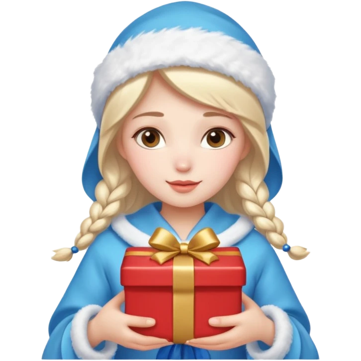 Snow Maiden WITH GIFT emoji