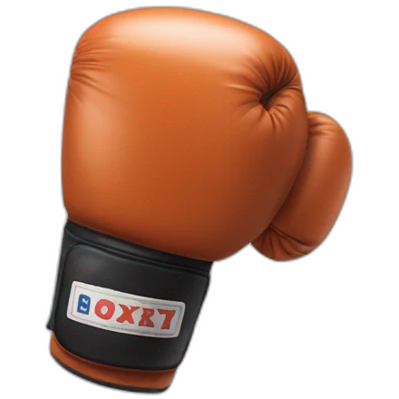 Chat avec des gants de boxe emoji