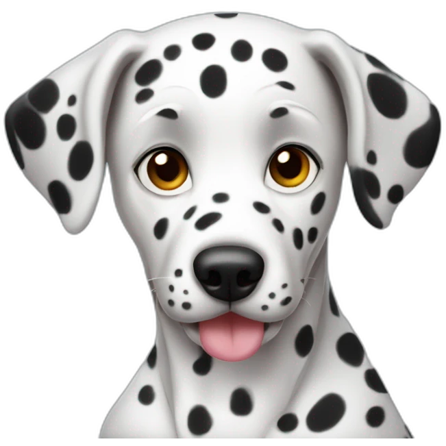 cute Dalmatian emoji