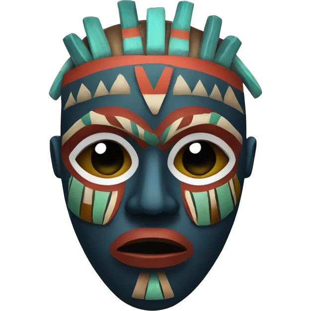 african tribal mask emoji