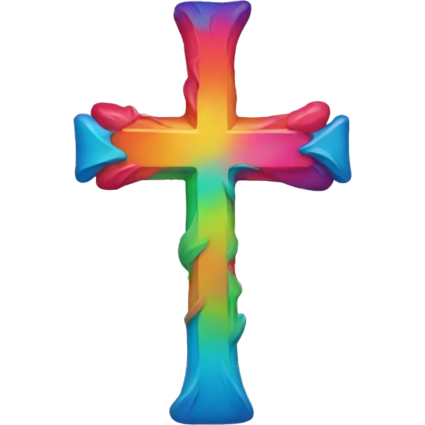 colorful cross emoji