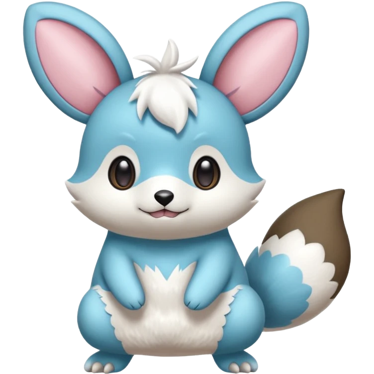 Emolga-Oshawott-Minccino-fusion emoji
