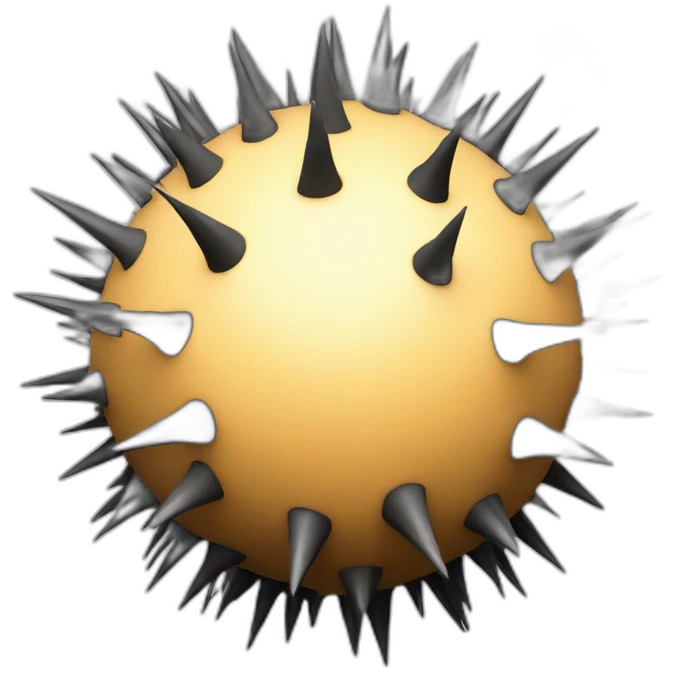 spiky sphere emoji