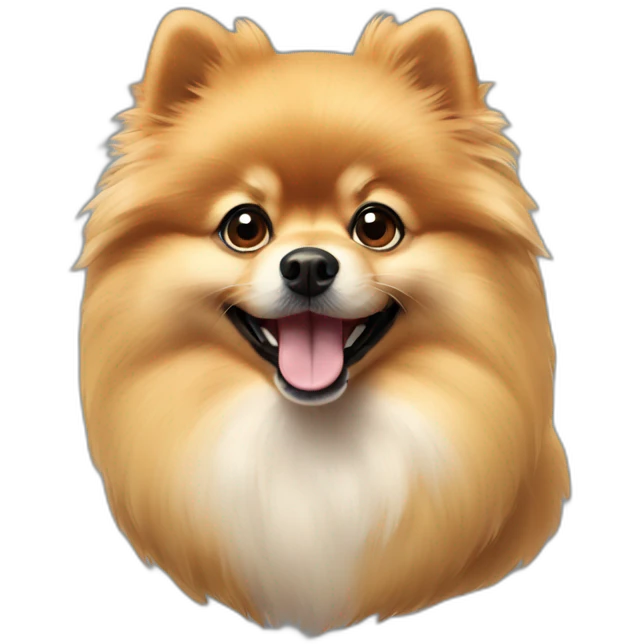 Spitz-pomeranian emoji
