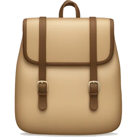 beige book bag emoji