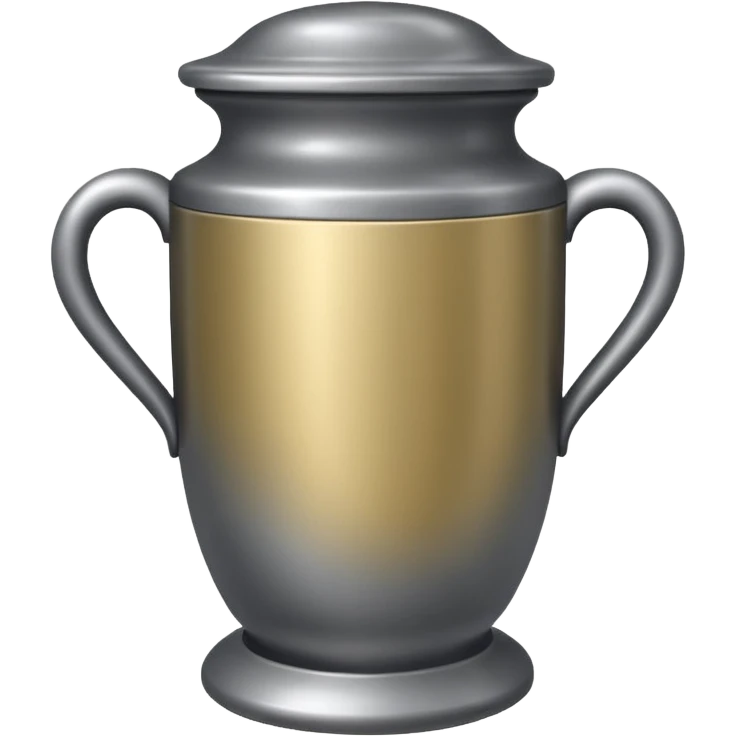 grey metalici urn emoji