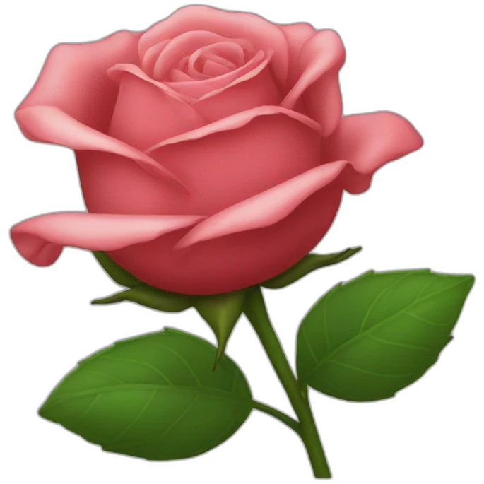 rose bud emoji