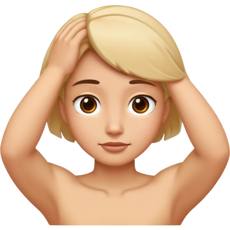 face with arms around neck emoji