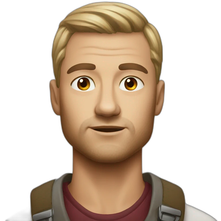 Man latvian cool look strong emoji