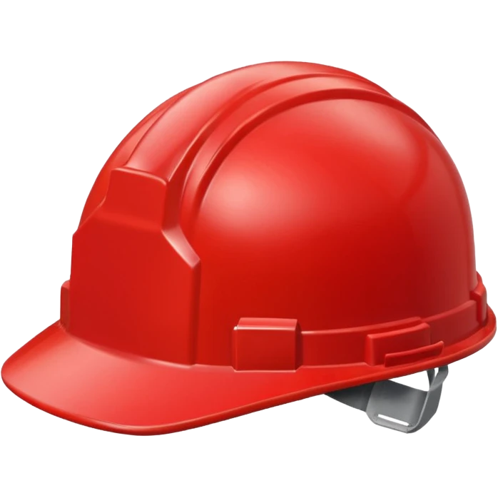 сделай красную строительную каску без человека emoji