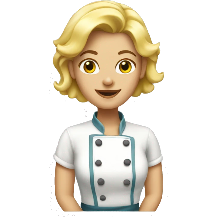 blonde cook emoji