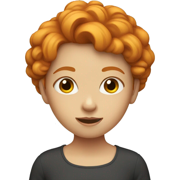Ginger girl emoji