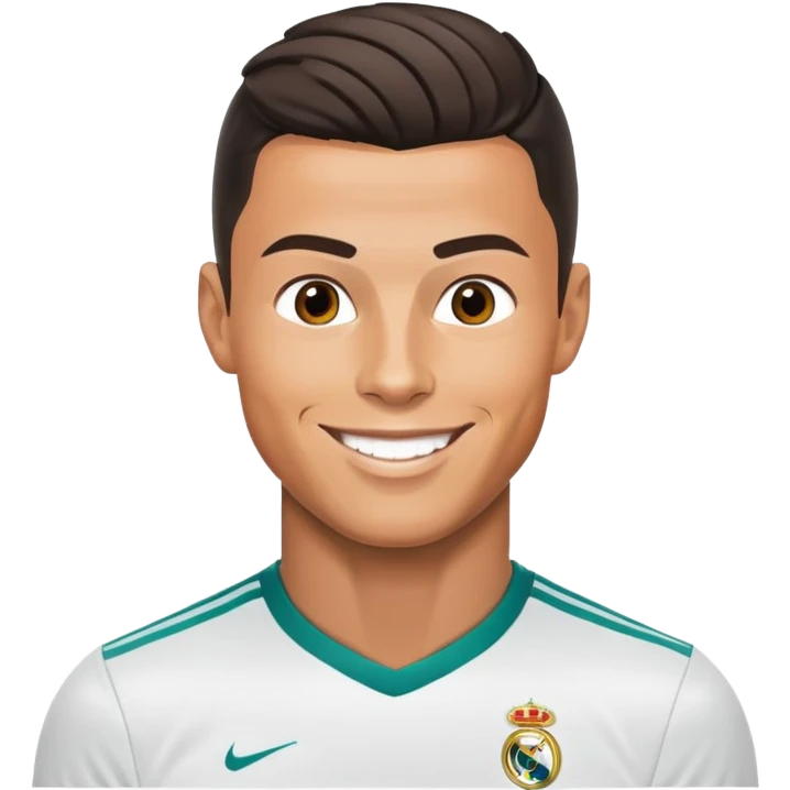 Cristiano Ronaldo, famous soccer player emoji