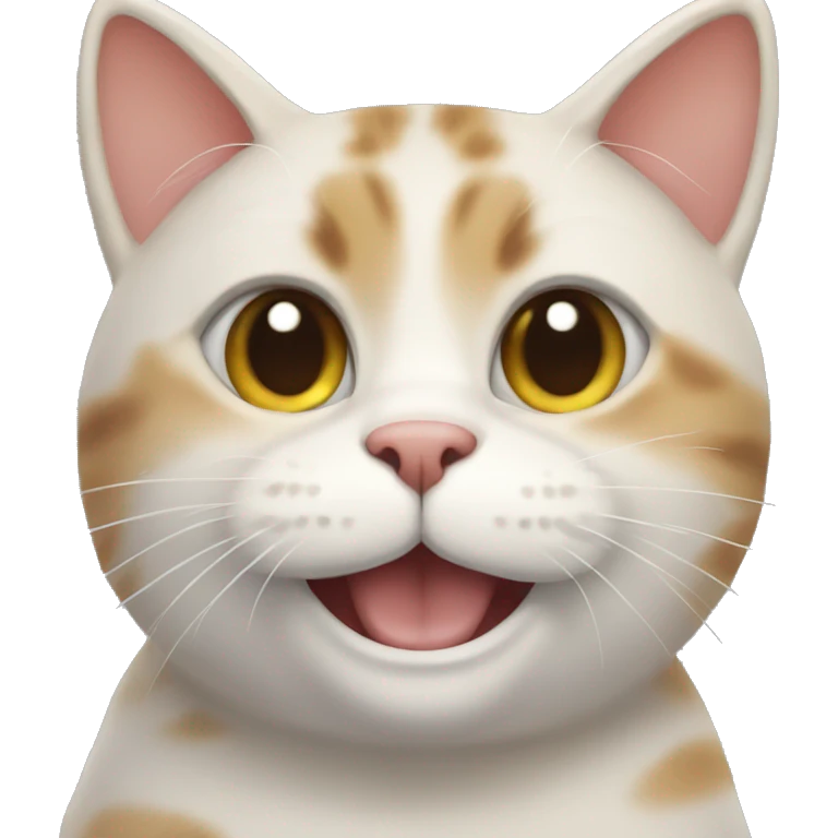 Happy cat emoji