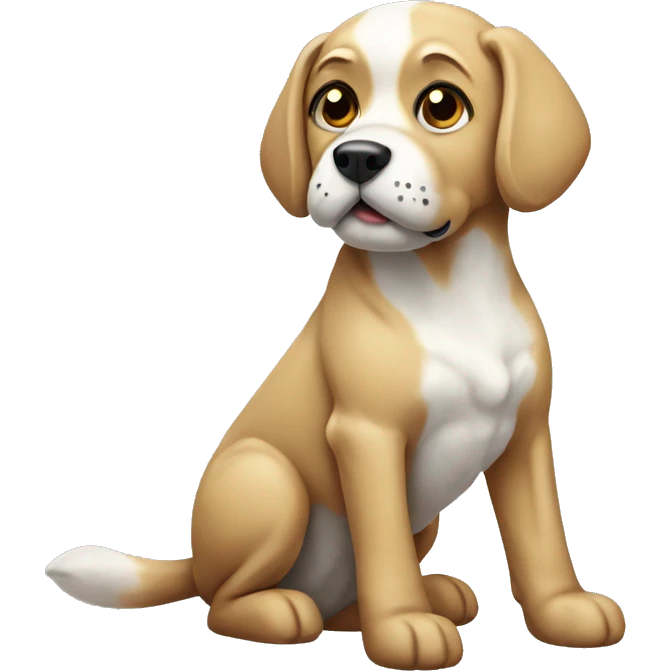 Marble dog  emoji