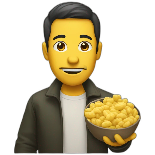 personne mangeant du concombre emoji