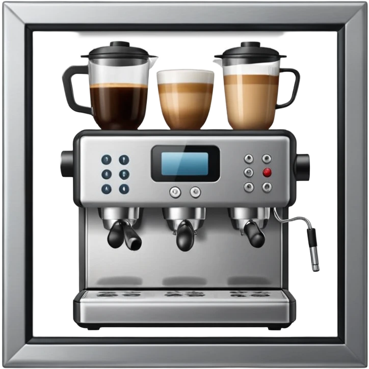 office break room with coffee machine emoji