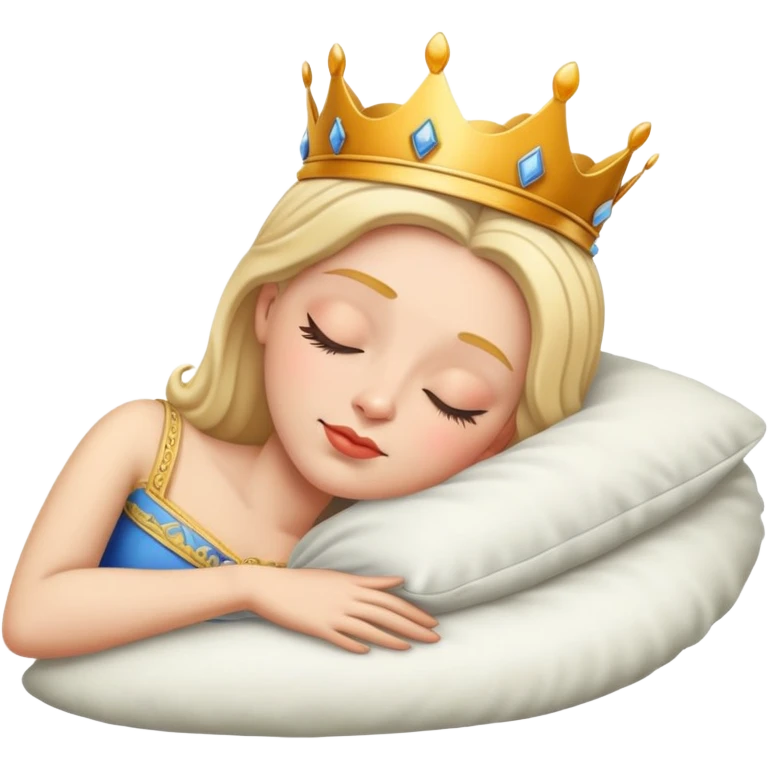 Queen sleeping  emoji