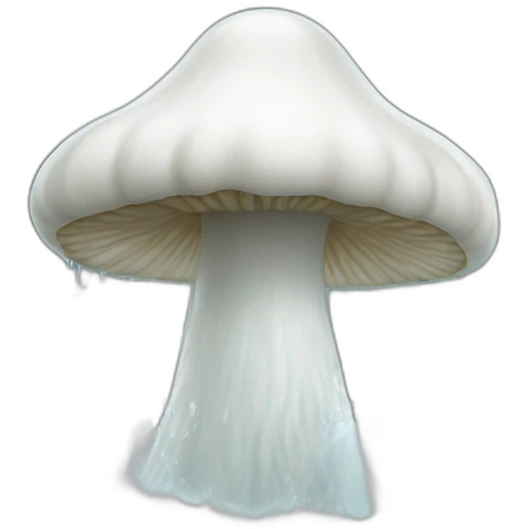 White water spurting from mushroom top emoji
