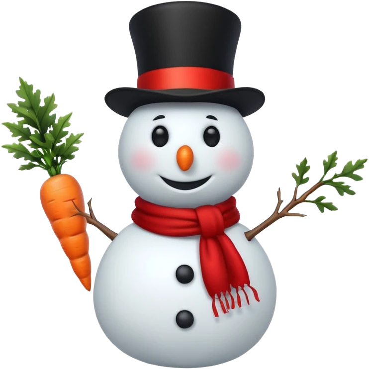 Cute snowman full body with legs and all emoji