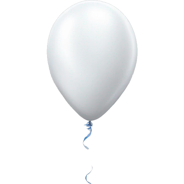 white balloon emoji