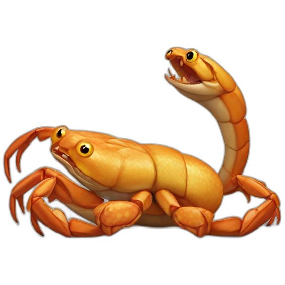 crab-eating-snake emoji