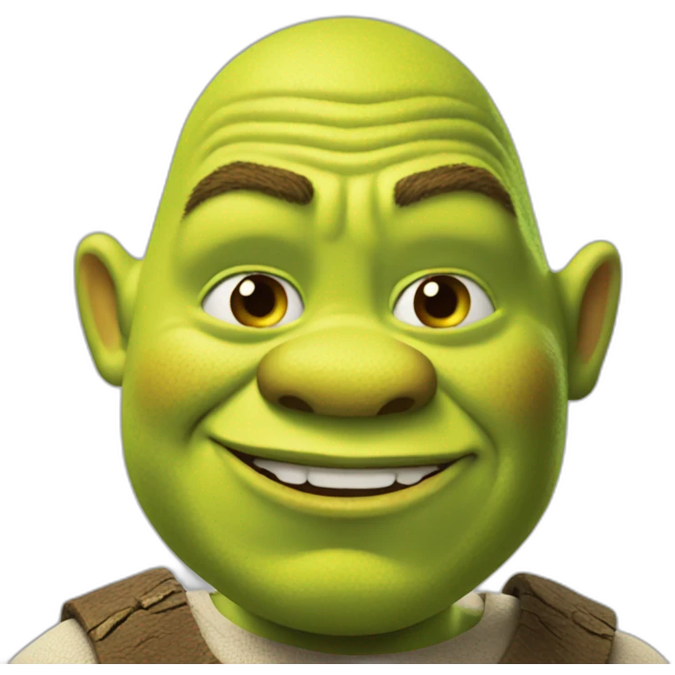 Shrek qui lit emoji
