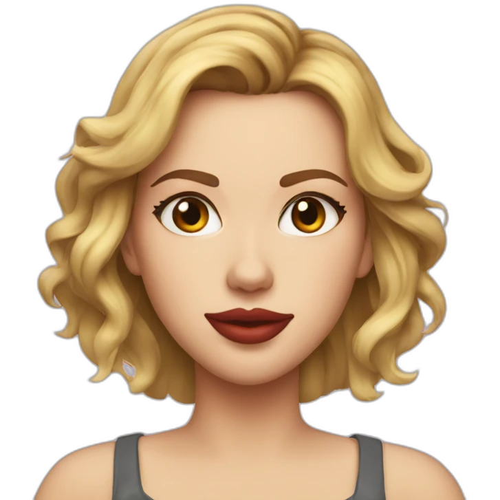 Scarlett Johansson emoji