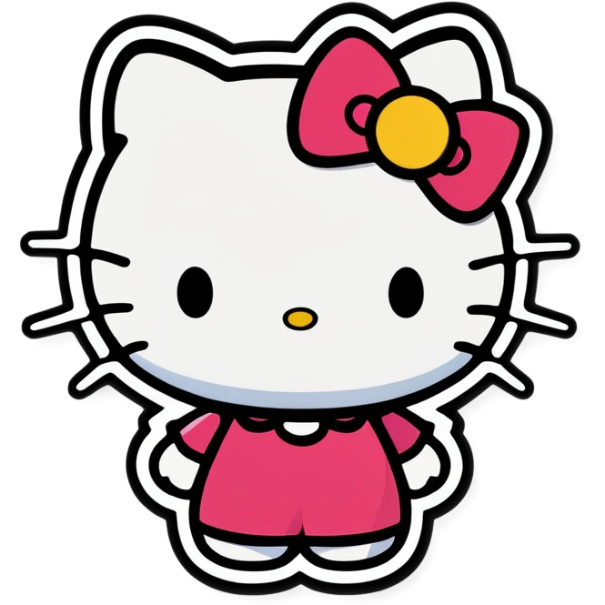 Hello kitty emoji
