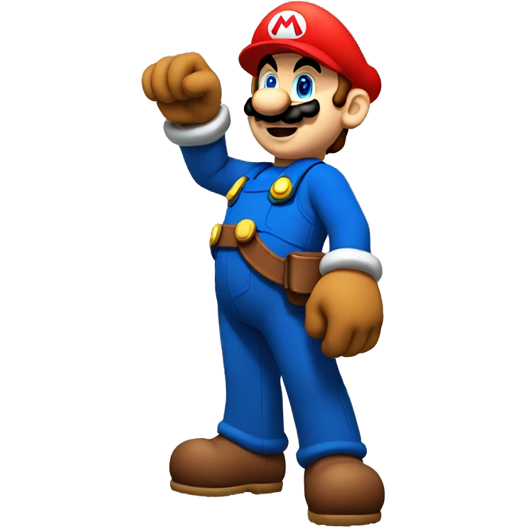 mario pointing forward emoji