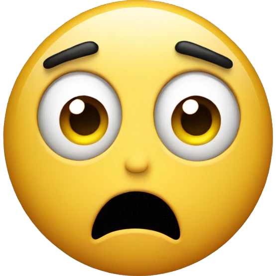 shocked face emoji