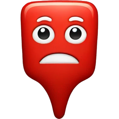 RED PIN emoji