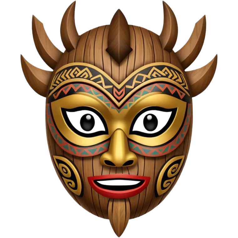 cute Uka Uka mask emoji
