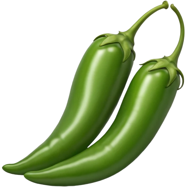 Green chili emoji