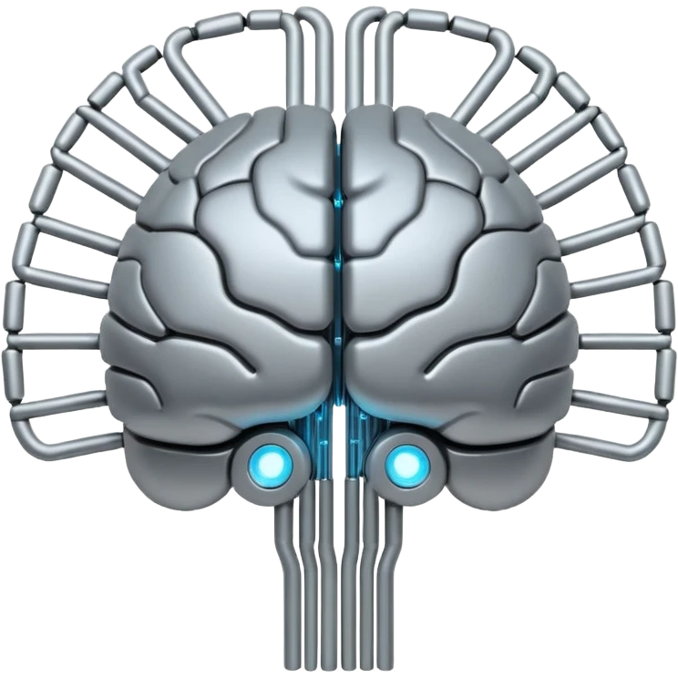 big ai brain emoji