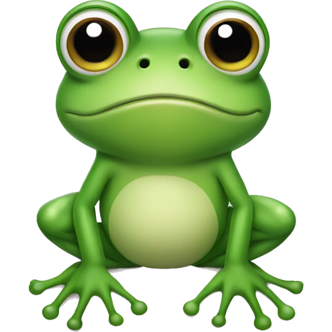 frog with bow emoji