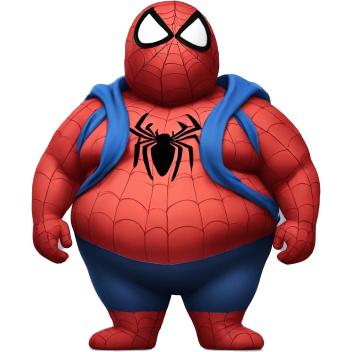 Fat spiderman emoji
