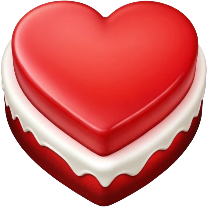 Heart cake emoji