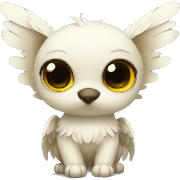 Cute cool winged animal hybrid  emoji