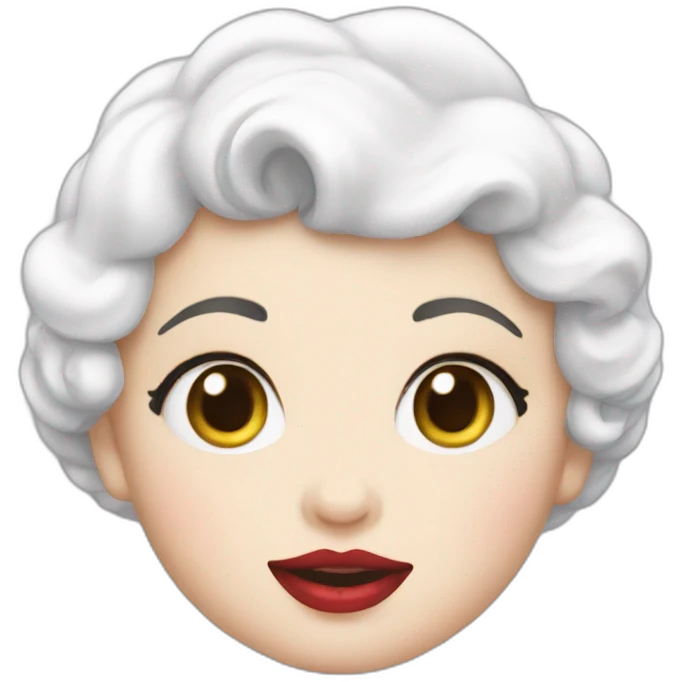 Snow white as a baby emoji