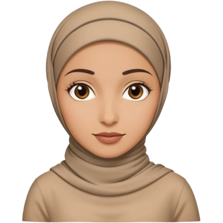 Muslim woman with a low-cut dress and headscarf emoji