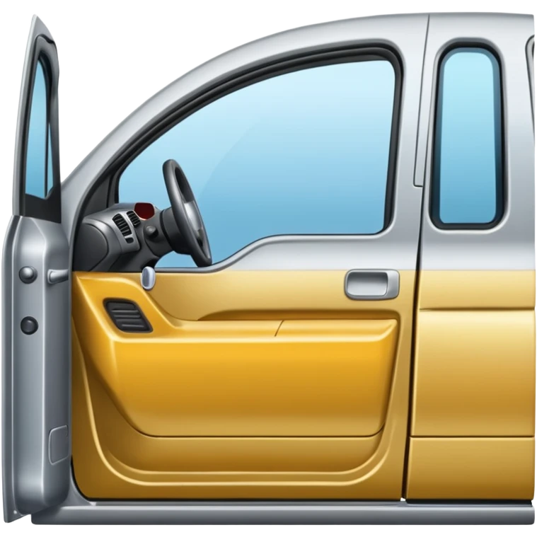 car door open from front view emoji