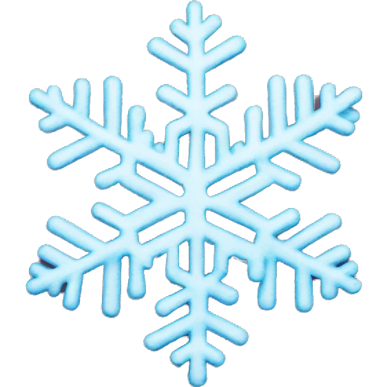 heart snowflake emoji
