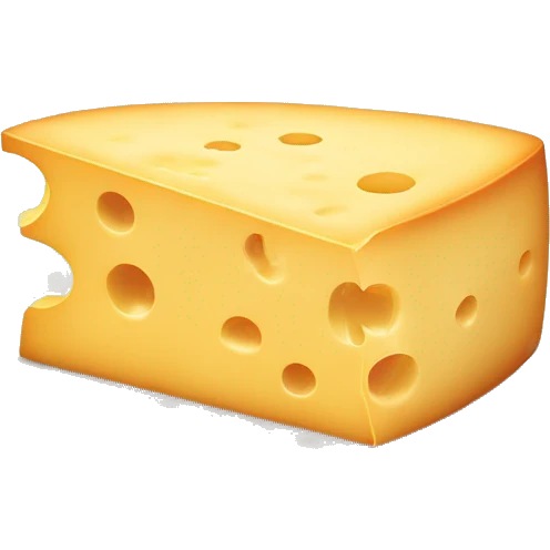 A pack of sliced Scandinavian brown cheese  emoji
