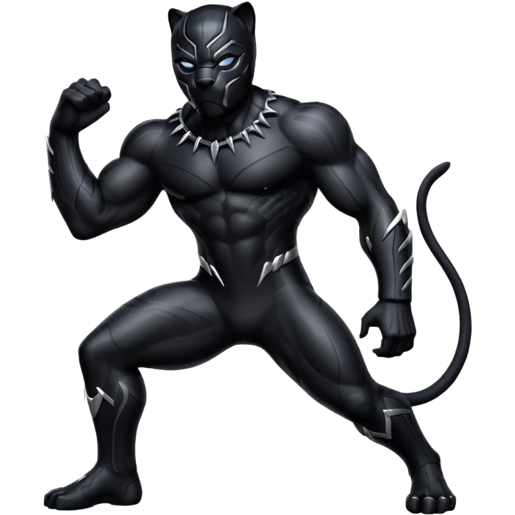 Black panther animal emoji