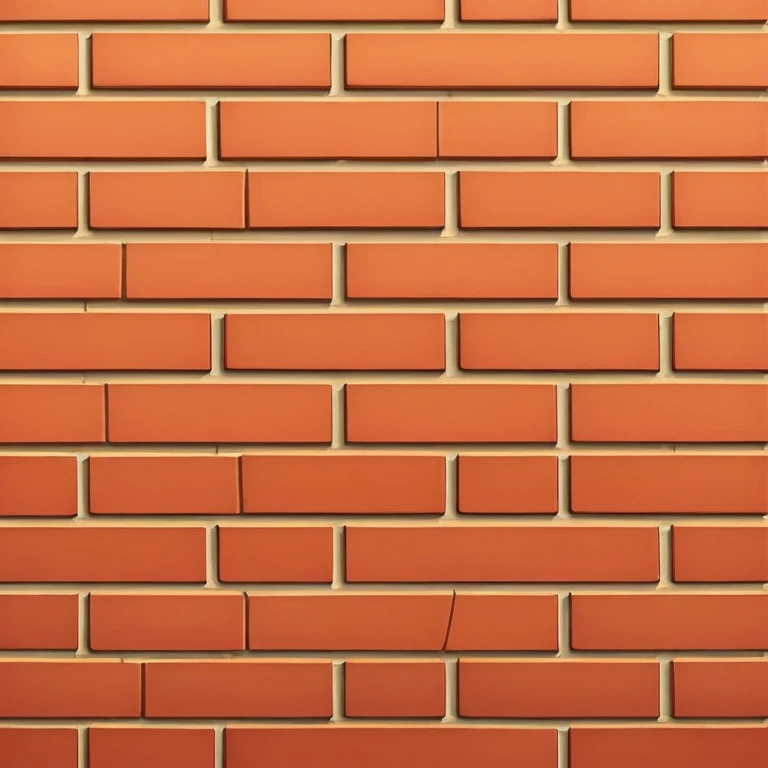 brick wall viewed from the side, perspective view emoji