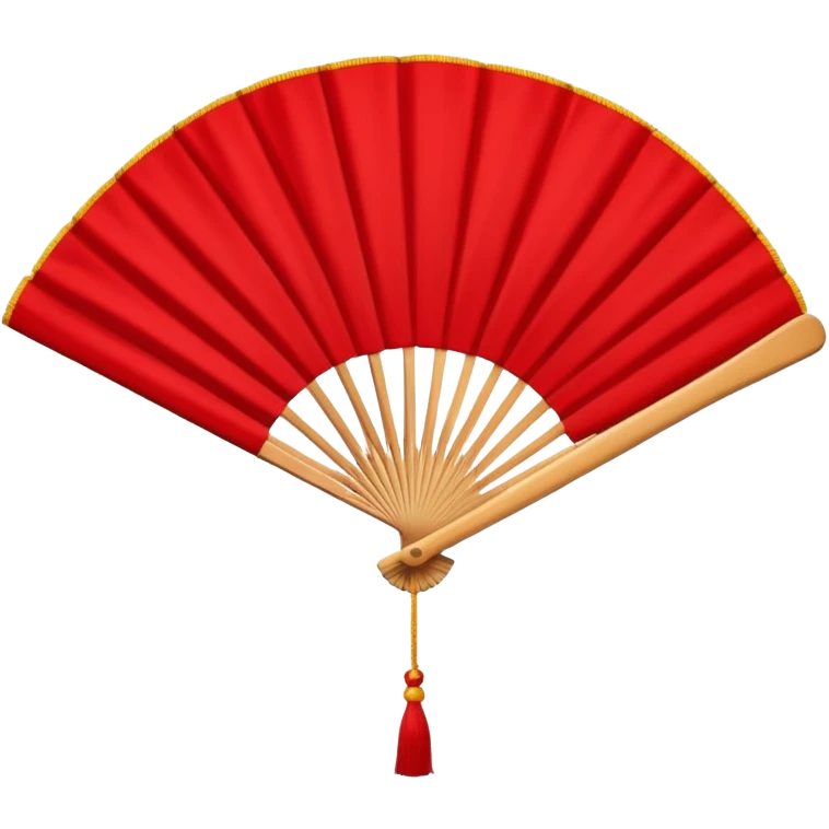 Abanico español rojo emoji