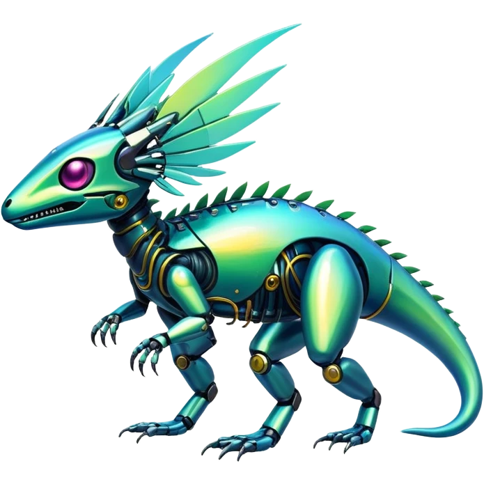  exotic tropical cyber-Fakémon-Vernid-creature emoji