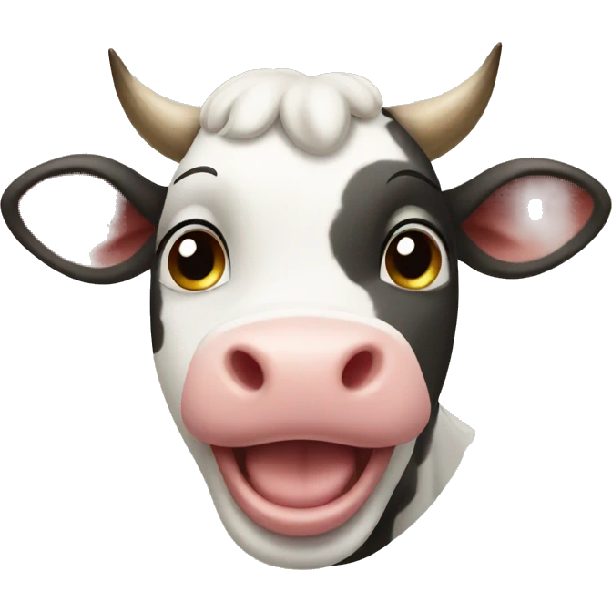 happy cow emoji