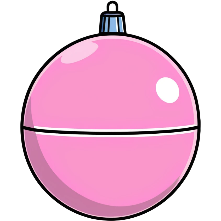 Pink disco ball emoji